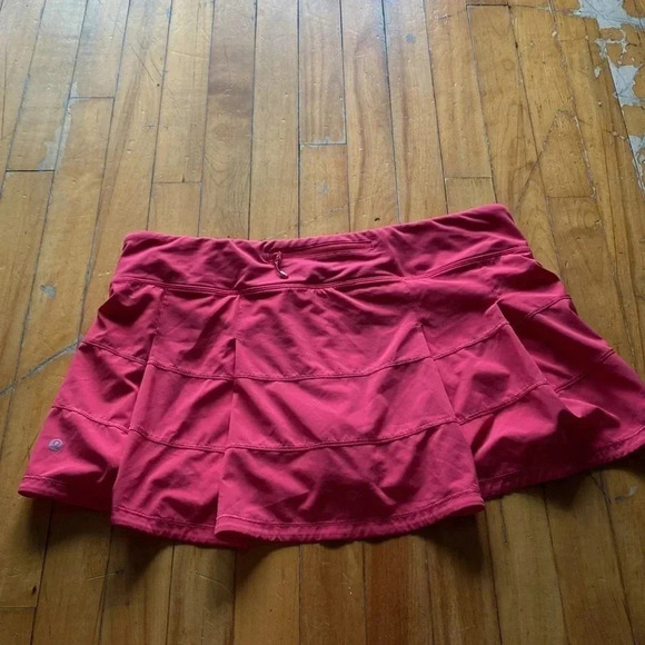 Lululemon Pace Rival  skirt size 12 in pink - Picture 6 of 7